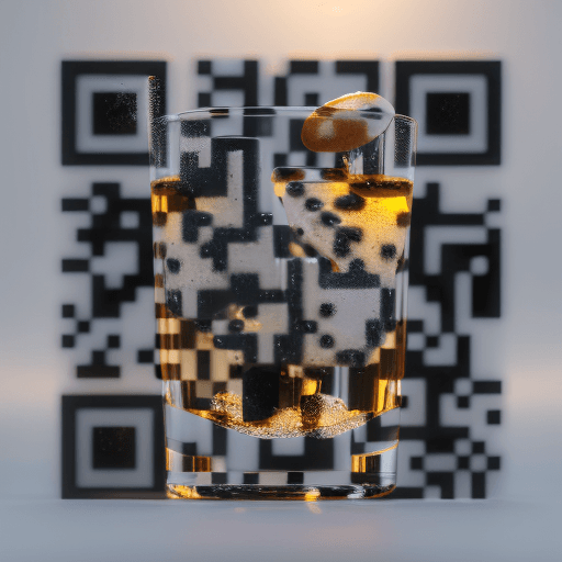 QR artístico de Drink — diseño de Comida y Bebidas