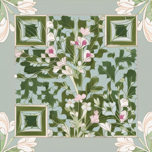 QR artístico de Plants — diseño de Flores