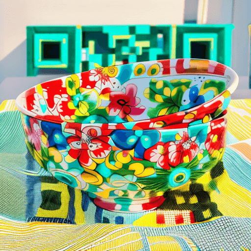 QR artístico de Bowl — diseño de Manualidades y Diseño