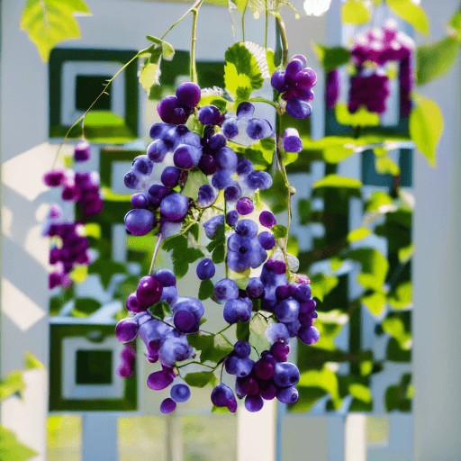 QR artístico de Grapes — diseño de Comida y Bebidas