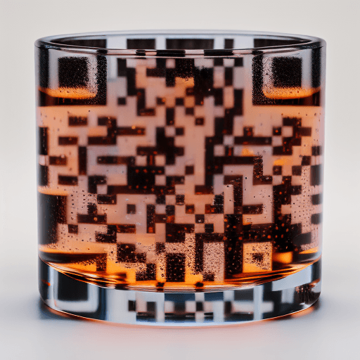 QR artístico de Trago — diseño de Comida y Bebidas