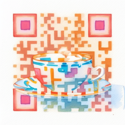 Coffee artistic QR code — Food & Drinks design