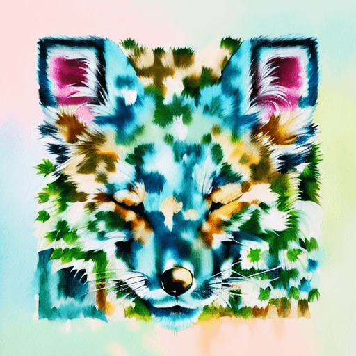 QR artístico de Fox — diseño de Animales