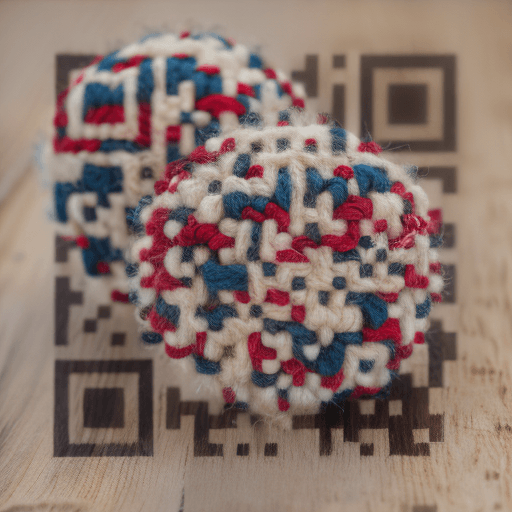 QR artístico de Wool — diseño de Manualidades y Diseño