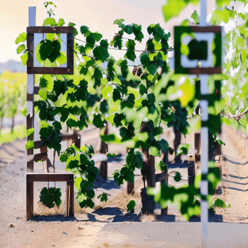 QR artístico de Vineyard — diseño de Naturaleza