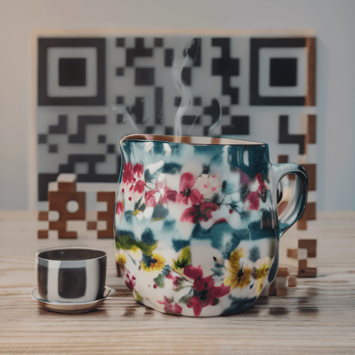 QR artístico de Tea — diseño de Comida y Bebidas
