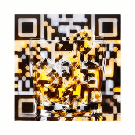 QR artístico de Whisky — diseño de Comida y Bebidas
