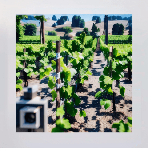 QR artístico de Vineyard — diseño de Naturaleza