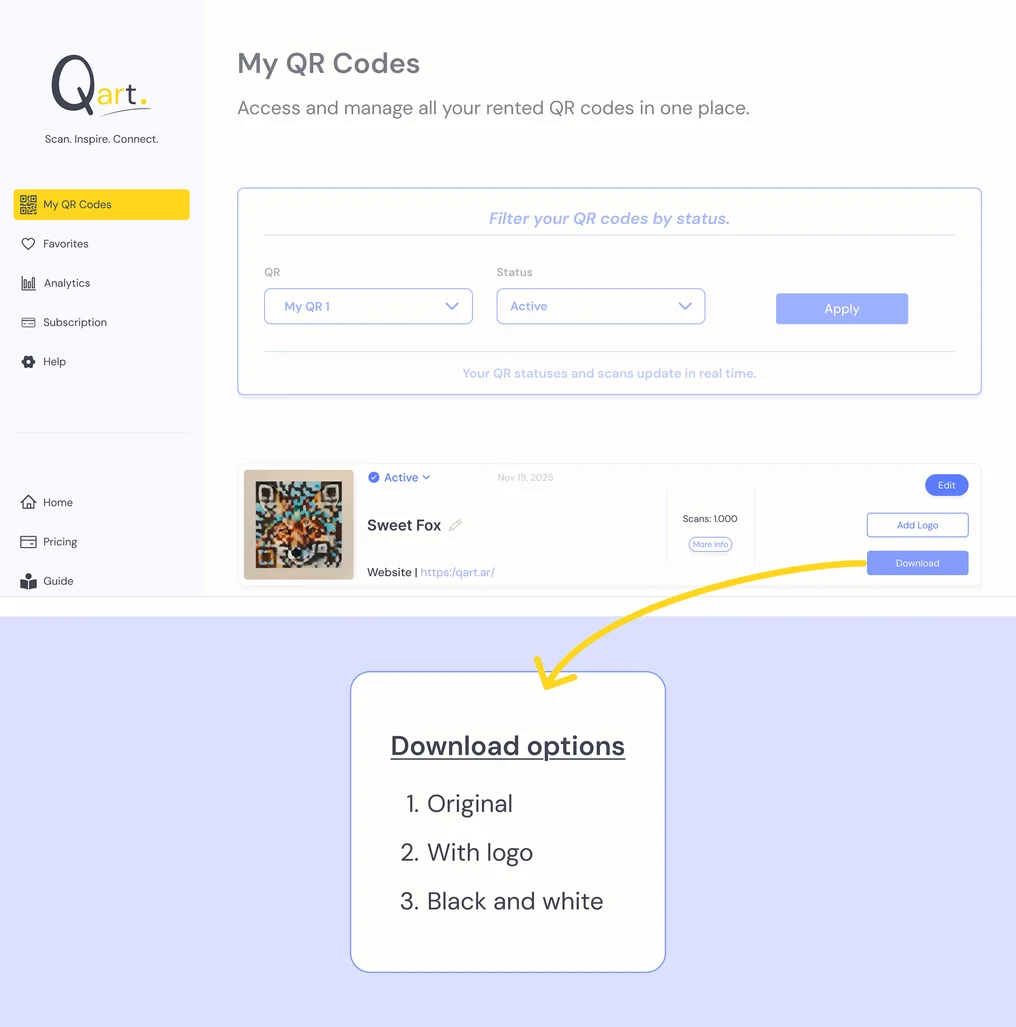 Download item